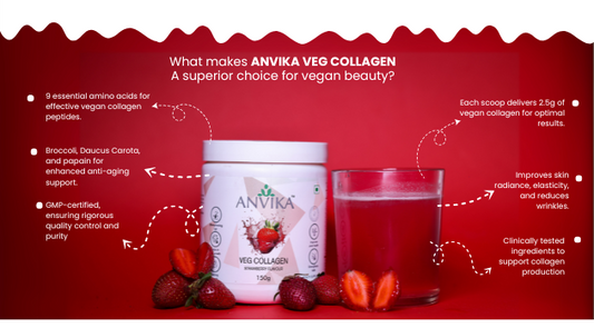 Why Anvika’s Veg Collagen is Your New Skin & Hair Bestie?