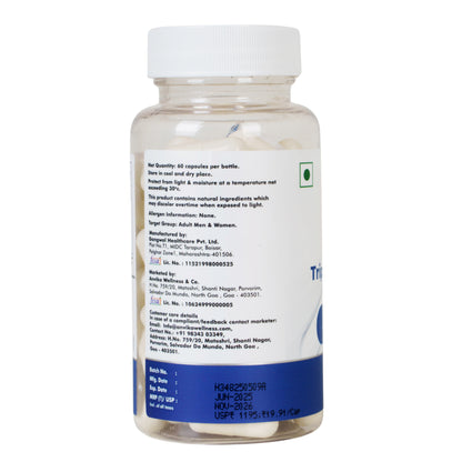 ANVIKA Triple Magnesium Capsules – Bone, Muscle & Sleep Support – 60 Vegetarian Capsules