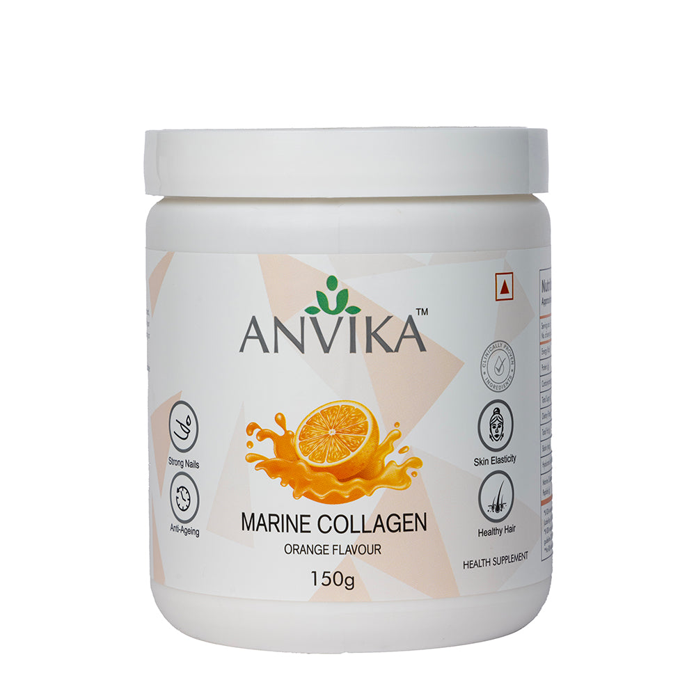 Anvika Marine Collagen Orange Flavour - front