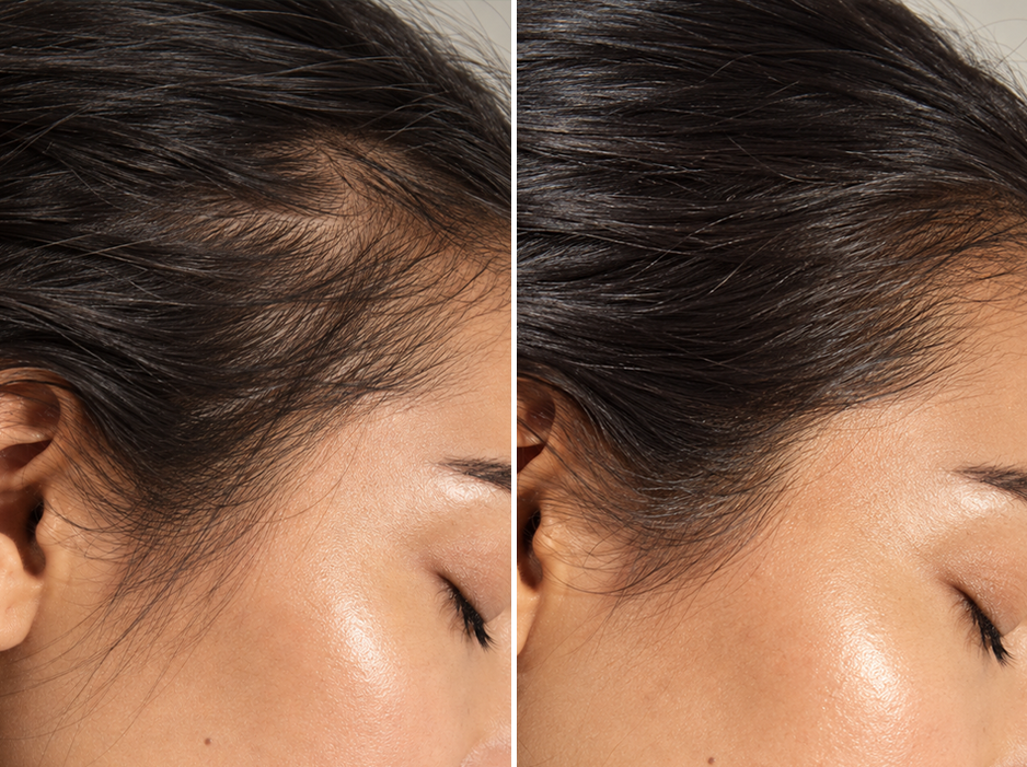Marine Collagen Blueberry - before and after