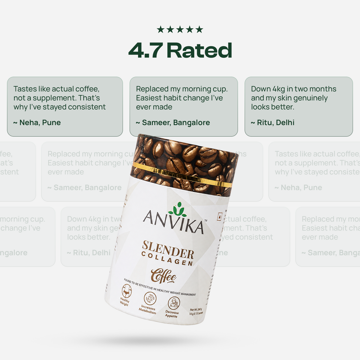 Anvika Slender Collagen Coffee 8